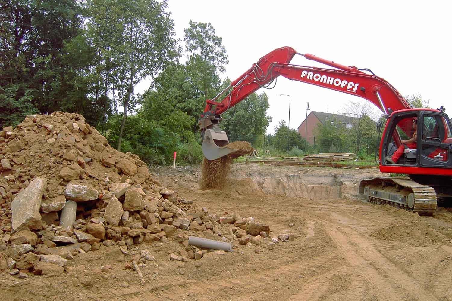 Экскаватор Doosan DX225LC с ковшом Dappen B34-1200-50S
